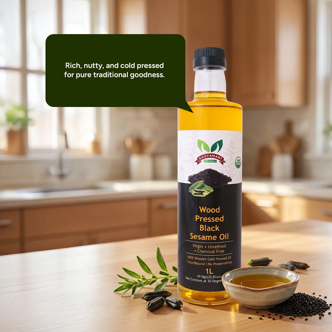 Wood-Pressed Black Sesame Oil – photo 3