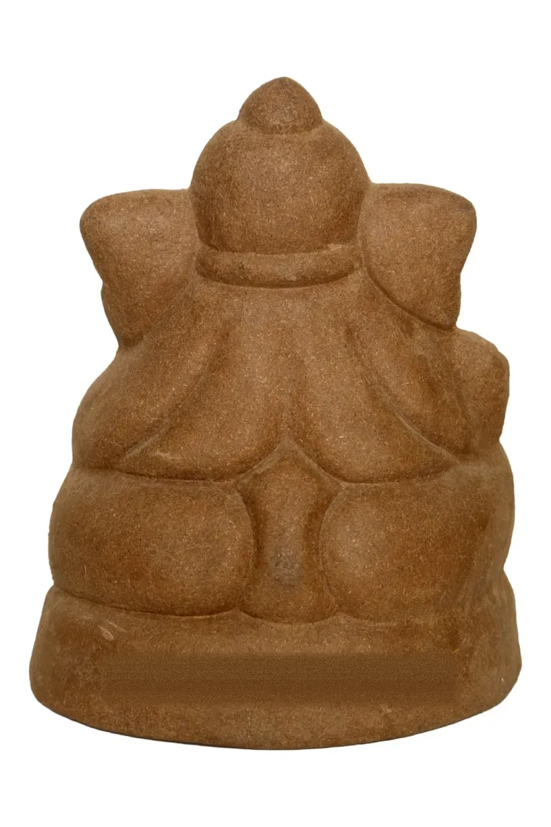 Eco-Friendly Cow Dung Ganesh Idol (9 inch) – photo 3