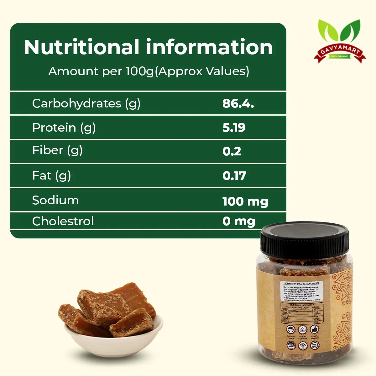 Natural Jaggery Cubes – photo 6
