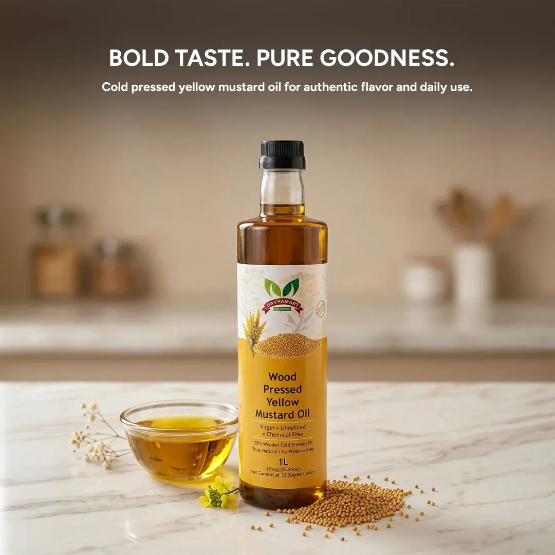 Wood-Pressed Yellow Mustard Oil – photo 3